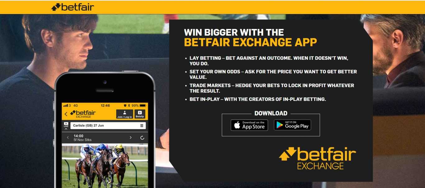 download Betfair exchange app for android and ios